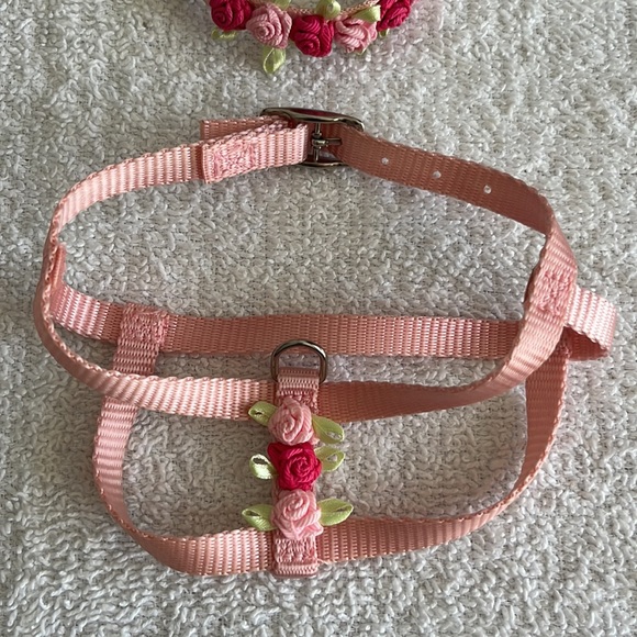 Pets Adjustable Dog Harness and Collar - Picture 4 of 12